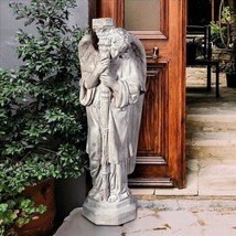 18th-century Guardian Angel 38&quot; Statue Sculpture Christian Replica Reproduction - £304.26 GBP