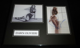 Dawn Olivieri Signed Framed 16x20 Lingerie Photo Set AW House of Lies - £97.21 GBP