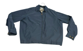 Peter Millar Men&#39;s XL Harrington Full Zip Jacket Blue - $873.58 MXN
