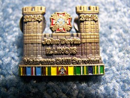 Veterans Still Serving Lapel Pin - John Davin - 2014-2015 - £2.70 GBP