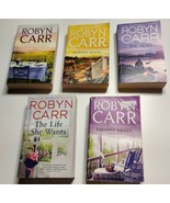 5 Robyn Carr Books-Paradise Valley-Virgin River-Sonoma-Harvest Moon-Hero... - $16.14