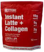 strong coffee company Instant Latte + Collagen Vanilla - $529.83 MXN