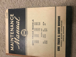 1942 1943 1944 1945 GMC Truck Maintenance Service Shop Repair Manual OEM - $139.14