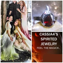 Haunted Ring 3 Vampire Sisters Beautiful Enchanting Rare Vessel Magick Cassia4 - £82.06 GBP