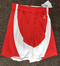 Nike Jordan Stock DF Overtime Short Men&#39;s M Red White Basketball FQ5291-657 - $19.00