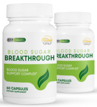 2 Pack Blood Sugar Breakthrough, blood sugar support-60 Capsules x2 - $71.27