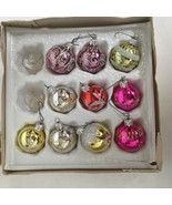 Vintage Christmas classics hand decorated glass ornament glitter hanging... - $367.52 MXN