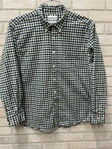 Saddlebred Button Down Short Sleeve Shirt  Men’s Size XL Classic Fit Check Plaid - £11.57 GBP
