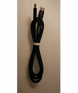 Black 3ft USB TYPE C to USB TYPE C braided nylon copper cable charger phone - $6.82 CAD