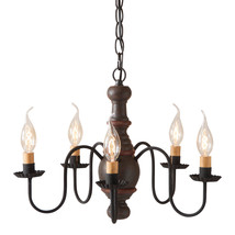 Lancaster Chandelier in Espresso with Salem Brick - £288.01 GBP