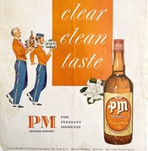 PM Blended De Luxe Whiskey Advertisement National Distillers 1949 DWS6A - £23.58 GBP