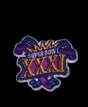 1997 Super Bowl XXXI Patch Packers vs Patriots Logo Jersey Size 2.5&quot;widex2&quot;tall - £4.57 GBP