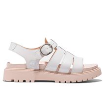 Timberland Women&#39;s Clairemont Way Fisherman Sandals, White Full Grain, 10 - £92.65 GBP