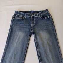 Apt 9 Capri Jeans Women’s Sz 4 (27×25) Low-Rise Embroidered Rhinestones Stretch image 13