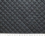 Double-faced Reversible Pre-quilted Black PolyCotton Fabric By the Yard ... - $15.95