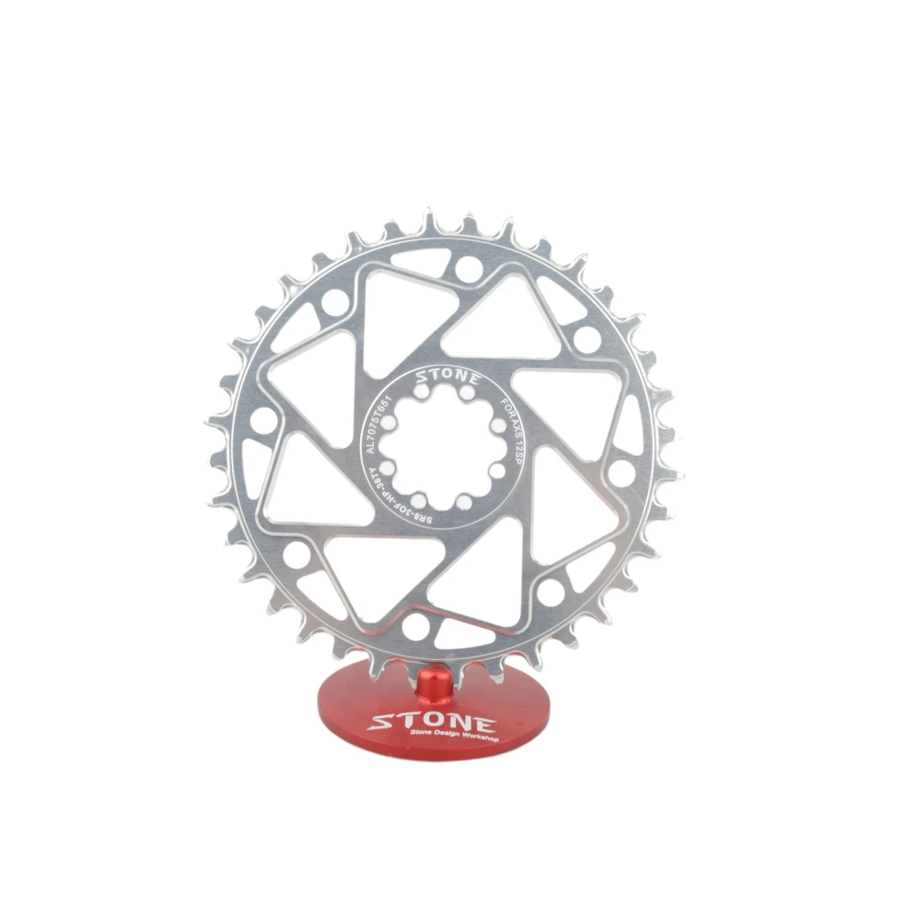 Stone bike chainring for axs flattop t type chain 12s 3mm offset direct mount round for thumb200