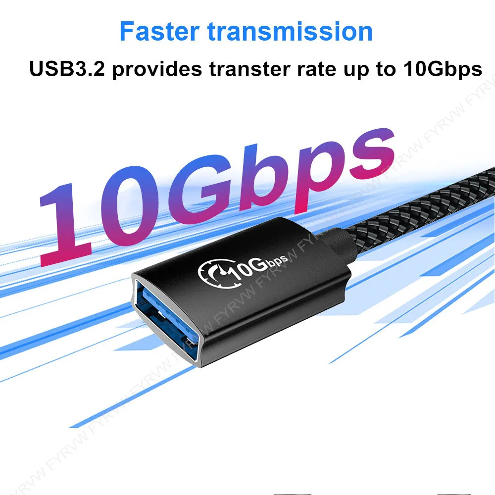 House Home USB Extender Cable 10Gbps Extension Cable USB3.2 USB3.0 Flash Drive C - £20.15 GBP