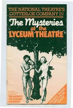 The Mysteries at the Lyceum Theatre Program London 1985 - $15.84