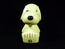 PEANUTS Snoopy RARE Bank SERFIN Charles Schultz Comic Doll Hard Plastic - £15.47 GBP