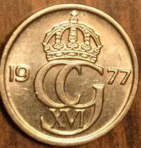 1977 Sweden 10 Ore Coin - £1.04 GBP