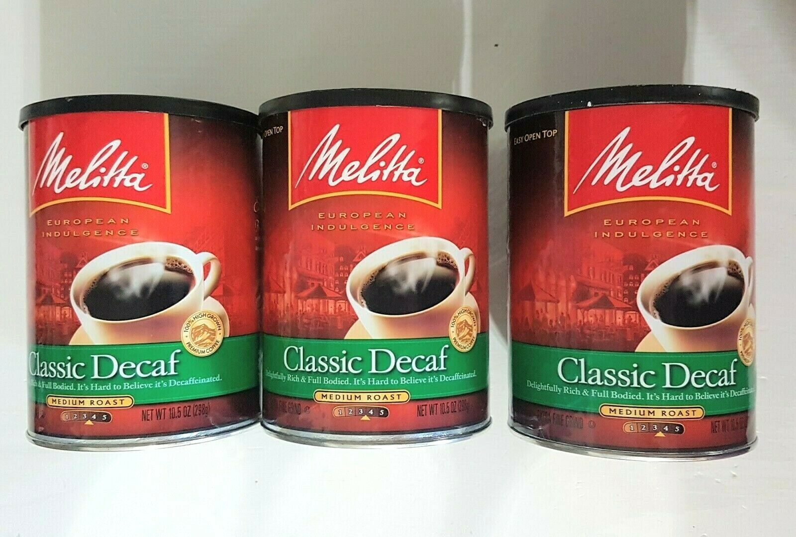 EMPTY Coffee Can LOT w/ Lids Melitta Canisters Craft Storage Garage Orga... - $8.91