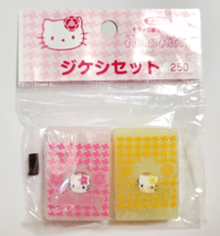 Hello kitty Eraser in Eraser SANRIO 2001 Pink Yellow Cute Goods Rare - £19.10 GBP