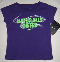 Nike Baby Girl T-Shirt Naturally Gifted Purple 24M 24 Month - $8.99