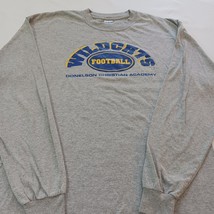 Gildan Ultra Cotton Wildcats Football Donelson Academy Men's Gray T-Shirt XL image 8