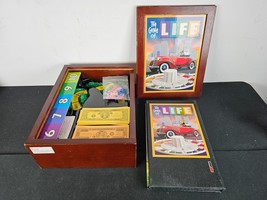 The Game of LIFE Wood Box Book Shelf Edition Vintage Game Collection Has... - £31.03 GBP