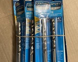 Century Drill 3/8&quot; High Speed Steel Brite Drill Bit 5&quot; Length 22324 Pack... - $74.25