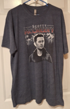 Scotty McCreery 2018 Concert Tour Gray Crew Neck T-Shirt Men&#39;s Sz: 2XL - $14.55