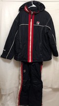 Fila Ski Team Jacket Overall Pants Sz Small Jacket Pants Large Winter Sn... - $158.39