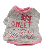 Born To Be Loved Thin Size Large Pet Sweet As Candy Fleece Sweater - $10.88
