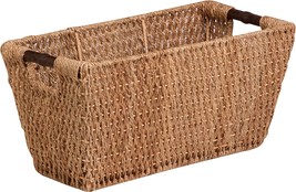 Seagrass Basket With Handles By Honey-Can-Do, Lg Sto-02966 Natural - £32.86 GBP