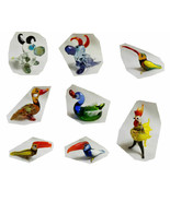 Russian Hand-Blown Art Glass Figurine Birds Birdie Fowl Aves You Choose - £16.91 GBP