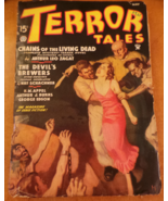 Terror Tales Pulp Magazine from May 1935 great Howitt cover art of Captive GG - $395.00