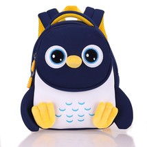 3D Penguin Kids Backpack Cute Anti Lost Schoolbags 2 Sizes Cute Boys Girls Gift  - £25.01 GBP