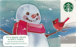 Starbucks 2014 Snowman Winter Friends Collectible Gift Card New No Value - £1.48 GBP