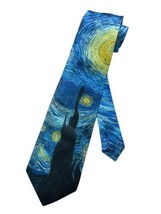 Mens Starry Night Vincent van Gogh Paintings Art Artist Necktie - One Size - £14.83 GBP