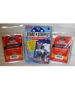 1991 Fleer Star&#39;s N Stripes Football Trading Card Set + 200 Penny Card S... - £11.71 GBP
