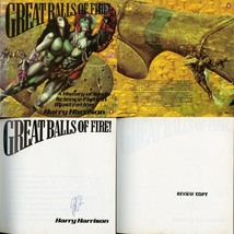 HARRY HARRISON GREAT BALLS OF FIRE PENGUIN BOOK AUSTRALIA 1978 SIGNED 01... - $951.02 MXN