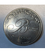 Bellagio Casino Las Vegas NV $1 Casino Coin Gaming Token One Dollar 1980s - £7.47 GBP