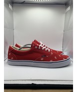 NEW Polo Ralph Lauren Sneakers Thornton Red Canvas Bandana Print Mens Si... - £34.01 GBP