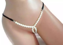  underwear pearl chain club necklace couple flirt sexy thong panties chain body jewelry thumb200