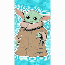 Star Wars Yoda Beach Bath Pool Towel Use The Force OVERSIZED - $21.49