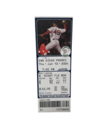 VTG Boston Red Sox vs San Diego Padres Ticket Stub June 10 2004 - £19.46 GBP