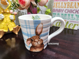 Easter Maxcera Blue Bunny Rabbit Coffee Mug - £15.97 GBP