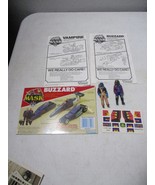 M.A.S.K 1986 Miles Mayhem and Maximus Mayhem figure mask Buzzard Kenner Lot - $468.29 MXN