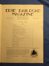 JANUARY 1936 Erie Railroad Employee Magazine DOOR DELIVERY SERVICE GROWS - $374.92 MXN