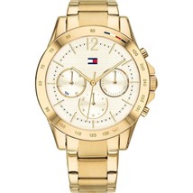 Montre à quartz pour femme Tommy Hilfiger 1782195 cadran doré en acier... - £82.88 GBP